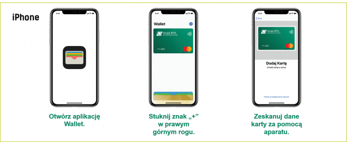 Jak dodać kartę do urządzenia Apple?