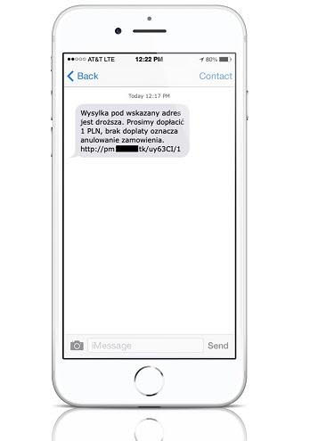 oszustwo na dopłate do paczku