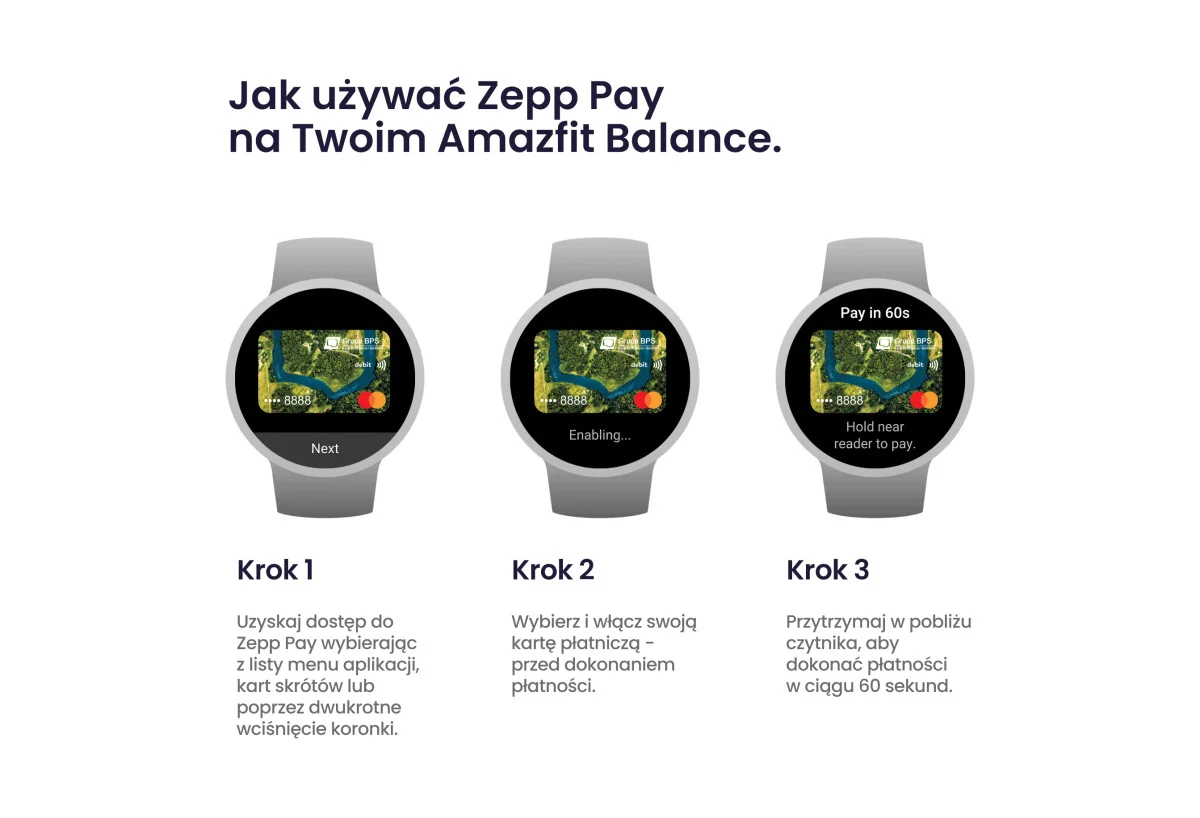 Jak używąć zepp pay na twoim amazfit balance 